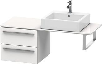 Duravit Duravit X-large Armario Base Para Consola 6523, 2 Cajones, 500mm, Color (frente/cuerpo): Perla De Albaricoque Laca De Alto Brillo - Xl652301010