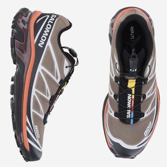 Salomon Unisex Sneakers Xt-6 Brown Trainers