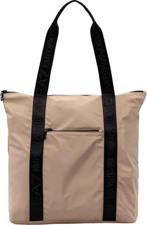 Emporio Armani Shopper Bag - Dames - Shoppers - Beige - ONE Size - Polyester - Tassen