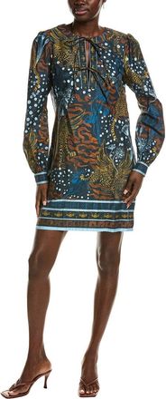 Marchesa Flying Cheetah Mini Dress