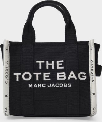 Marc Jacobs De kleine draagtas in zwart canvas