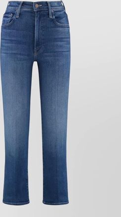 Mother rambler zip flood jeans belt loops