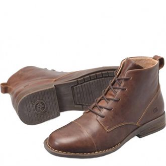 Born Mens Ryker Boot In Brown Wood