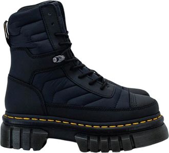 Dr. Martens Gewatteerde Platform Schoenen - Dames - Veterlaarzen - Zwart - 40 EU - Schoenen