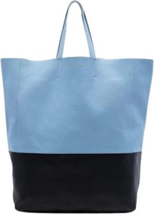 Celine Pre-owned Vintage Tote Bag - Dames - Vintage Shopper - Blauw - ONE Size - Leer - Vintage