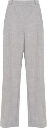 SoAllure Wide Broeken - Dames - Wijde Broeken - Grijs - XL - Polyester - Broeken
