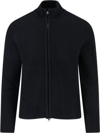 C.P. Company Logo Zip Sweater - Navy