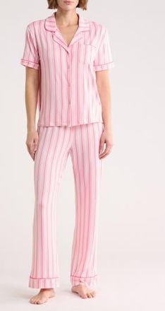 Jaclyn Notch Collar Pajamas in Atomic Stripe at Nordstrom Rack, Size X-Large