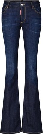 Dsquared2 Flared Jeans met Medium Hoge Taille - Dames - Flared Jeans - Blauw - M - Katoen - Jeans
