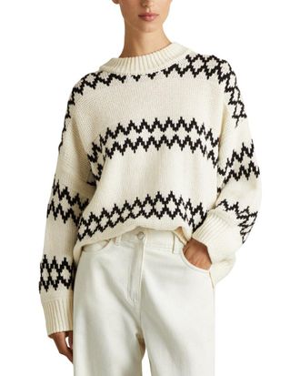Reiss Ivy Fairisle Wool-Blend Jumper