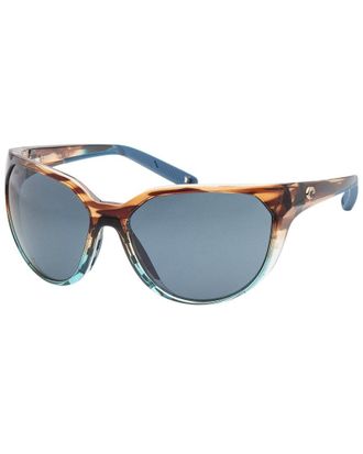 Costa Womens 6S9110 58mm Polarized Sunglasses