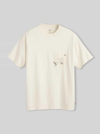 Levi's Regular Fit T-Shirt aus reiner Baumwolle in Offwhite, Gr&ouml;&szlig;e XXL