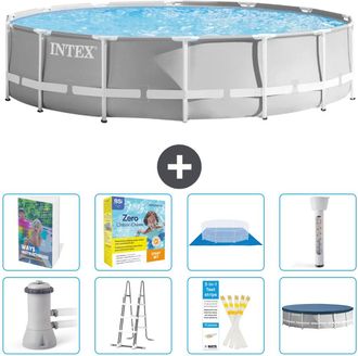 Intex Piscina Prism Frame Redonda - 427x107 Cm - 9-piezas S532