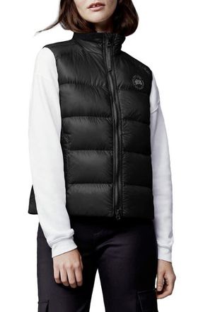 Canada Goose Cypress Water Resistant & Wind Resistant 750 Fill Power Down Recycled Nylon Packable Vest in Black at Nordstrom, Size Small
