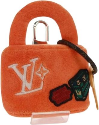 Louis Vuitton Pre-owned Fur Sleutelhanger - Dames - Vintage Accessoires - Oranje - ONE Size - Vintage