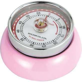 Zassenhaus Magnetic Retro 60 Minute Kitchen Timer, 2.75-Inch in Pink at Nordstrom