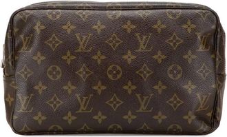 Louis Vuitton Clutch Trousse Toilette 28 con monogramma 1990-2000 - Marrone