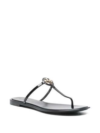Tory Burch Miller Sandals - Black