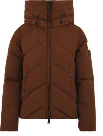 Afterlabel Bruine Jassen voor Vrouwen in Helsinki - Dames - Winterjassen - Bruin - M - Jassen