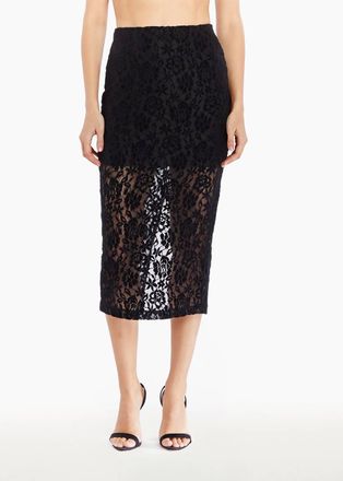 Amanda Uprichard Kismet Skirt In Black