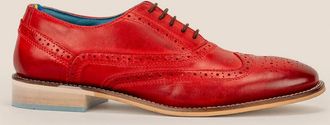 Oswin Hyde Mens Winston Cherry - Red - Size: 10