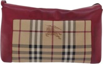 Burberry Pre-owned Cross Body Bags, female, Multicolor, Size: ONE SIZE Pre-owned Canvas Cross Body Bag