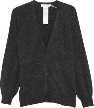 Max Mara Truien & Vesten, Dames, Grijs, M, Wol, Cestino Cardigan