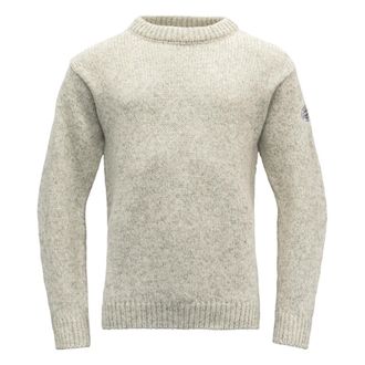 Devold Nansen Wool Sweater Sweatshirt Unisex Adult Grey Melange