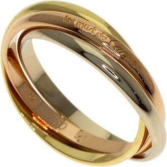 Cartier Trinity Yellow Gold (18K) Pink Gold (18K) White Gold (18K) Band Ring (Pre-Owned)