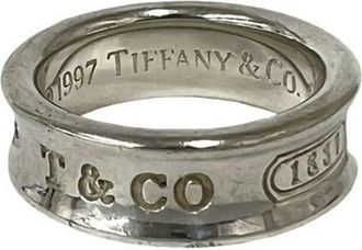 Tiffany & Co. Silver Silver 925 Band Ring (Pre-Owned)
