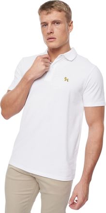 Bewley & Ritch Bewley and Ritch Mens Barden Pique Performance Polo Tshirts Classic Fit Perfect for Casual and Outdoor (L, White)