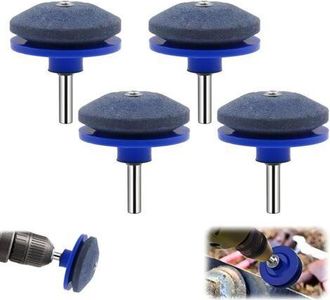 OEM Afilador De Cuchillas Para Cortac&eacute;sped Para Cuchillas Desafiladas (azul, Paquete De 4)