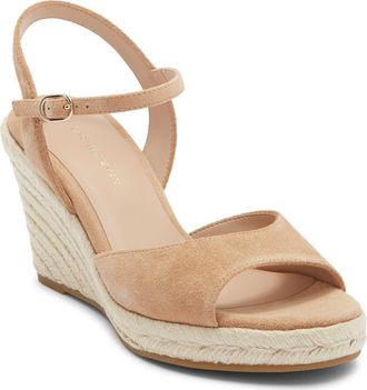 Stuart Weitzman Tia Wedge Sandal in Golden Beige at Nordstrom Rack, Size 9.5