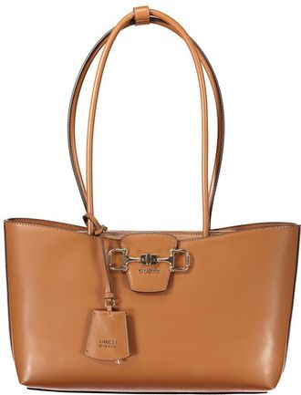 Guess Marrone Poliuretano Women Womens Handbag