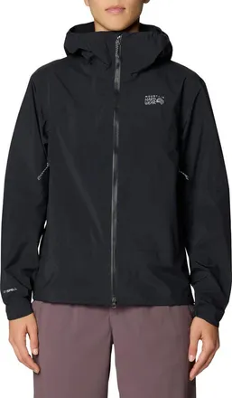 Mountain Hardwear Cloud Cipher Hooded Jacket in Black at Nordstrom, Size X-Large