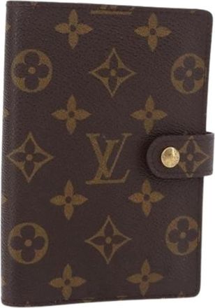 Louis Vuitton Pre-owned Day Planner Cover - Dames - Vintage Accessoires - Bruin - ONE Size - Vintage