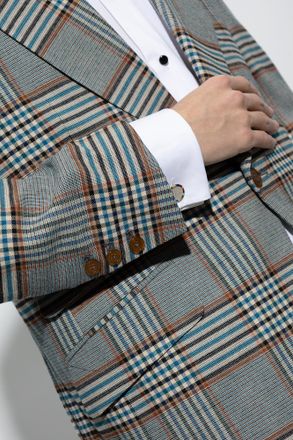 Paul Smith Striped Cufflinks, Mens, Silver