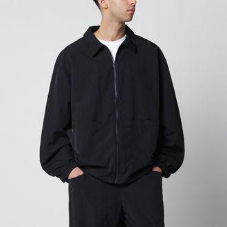 The North Face Black zip-up nylon jacket