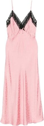 Rixo Rixo, Kleedjes, Dames, Roze, M, Leer, Alberta Flopi Jurk