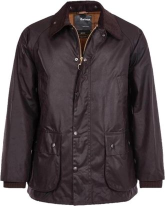 Barbour Waxjas Rustiek Bedale Stijl - Heren - Zomerjassen - Bruin - L - Katoen - Jassen