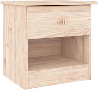 vidaXL Bedside Cabinet alta 41x35x41 cm Solid Wood Pine Vidaxl