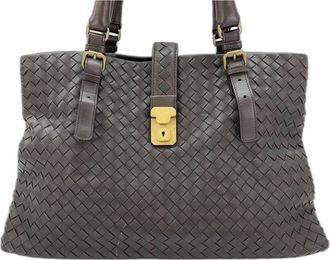 Bottega Veneta Brown Leather Tote Bag (Pre-Owned)