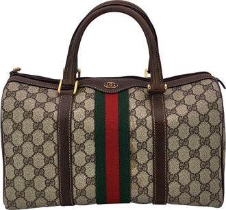 Gucci Gucci Vintage stoffen handtas Ophidia Boston