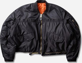 Prototypes 2 Way Bomber Jacket Black