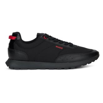 HUGO BOSS Schoenen, Heren, Zwart, 42 EU, Leer, Icelin Runner