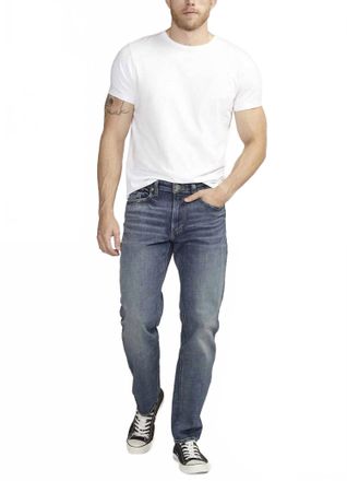 Silver Jeans Co Eddie Jean In Indigo
