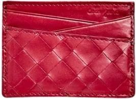 Cala Jade Boba Cardholder - unisex - Portefeuilles - Rood - ONE Size - Leer - Accessoires