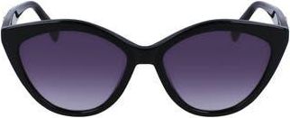Longchamp 56mm Cat Eye Sunglasses in Black at Nordstrom Rack