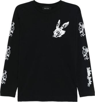 Simone Rocha T-shirt con stampa - Nero