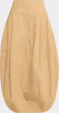 A.L.C. Veda Stretch Cotton Midi Skirt